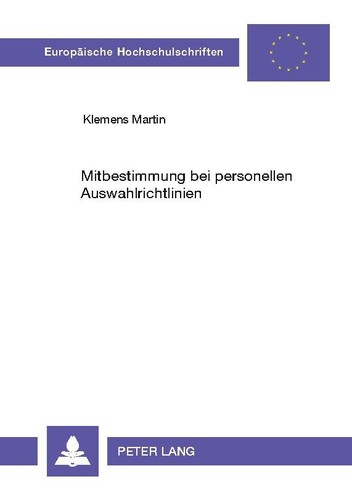 Mitbestimmung bei personellen