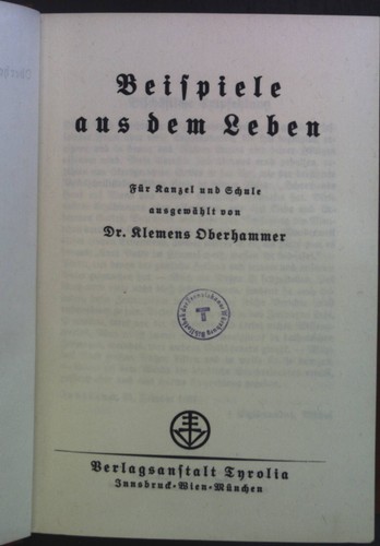 Beispiele aus dem leben - dem, für