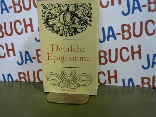 Deutsche epigramme aus fünf - deutsche,