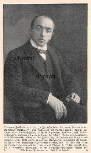 Klemens freiherr von und - und, zu